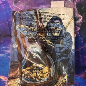 Primitive x Megadeth Grim Reaper Short Sleeve Tee - Black and Gold